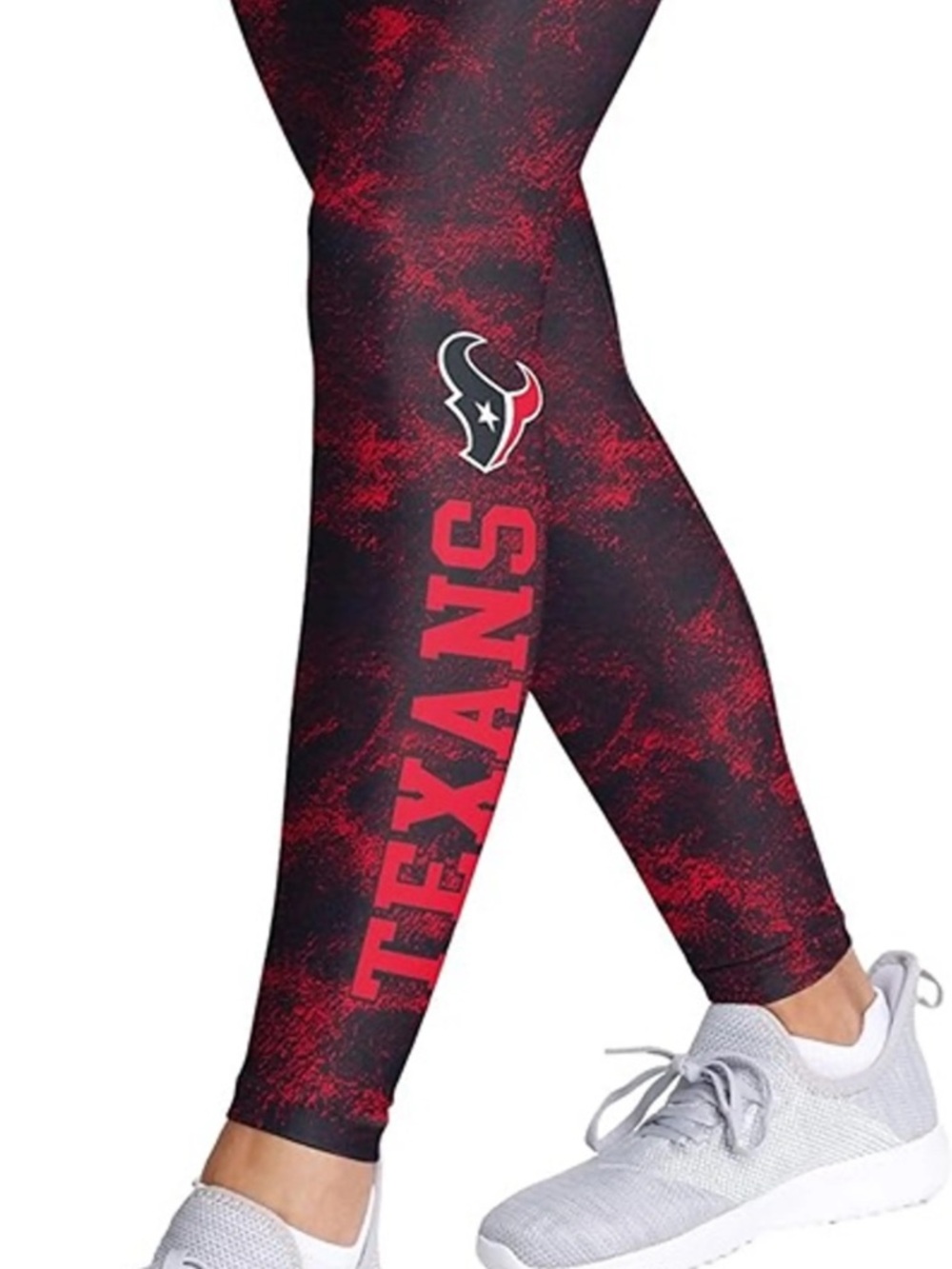 NWT! FOCO Houston Texans Tie Dye High Rise Athletic Leggings L NFL Football
